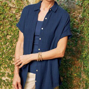 Soft Surrounding NWT Je Veux Gauze Top Size S